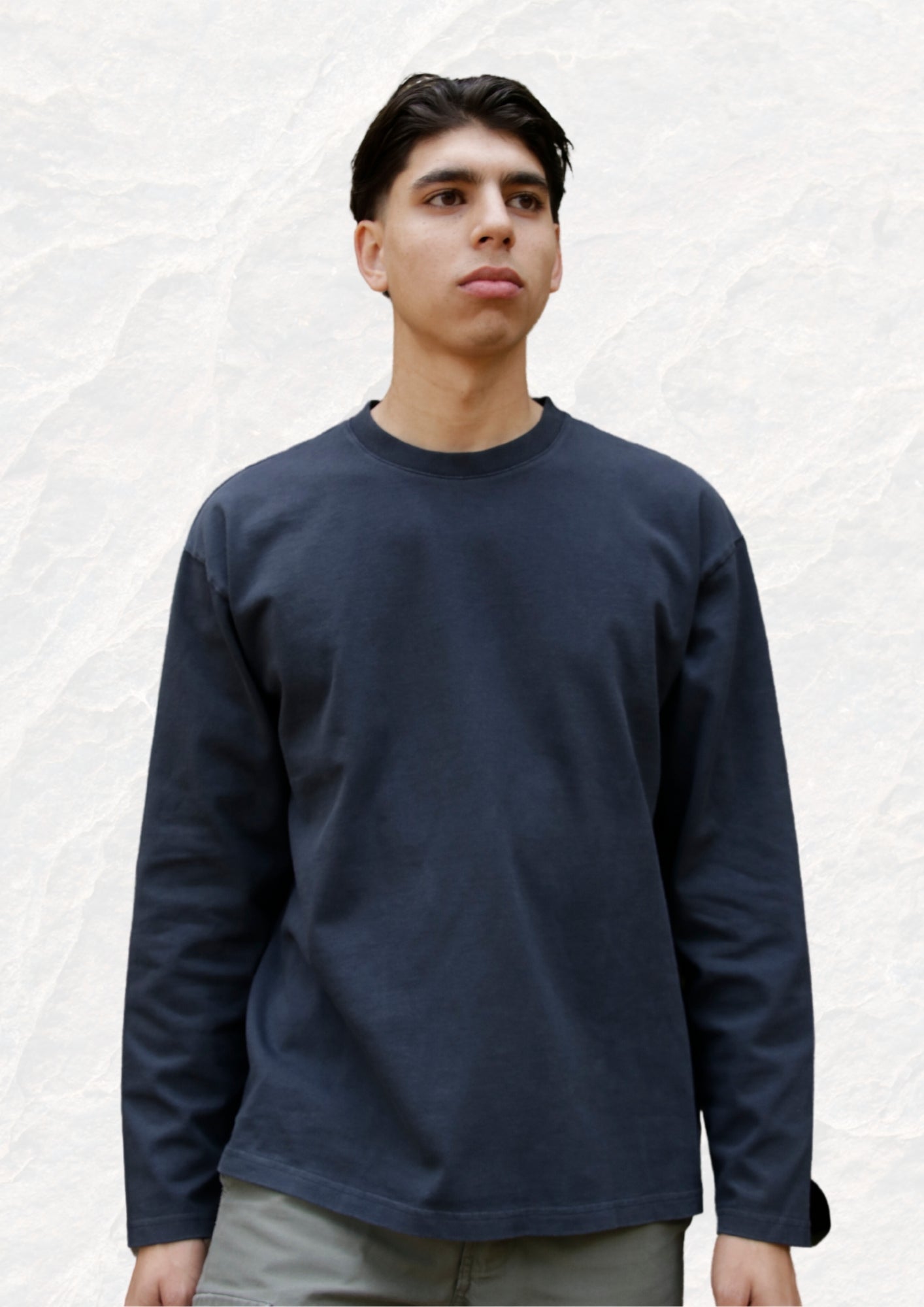Essential Longsleeve Earthstone Blue
