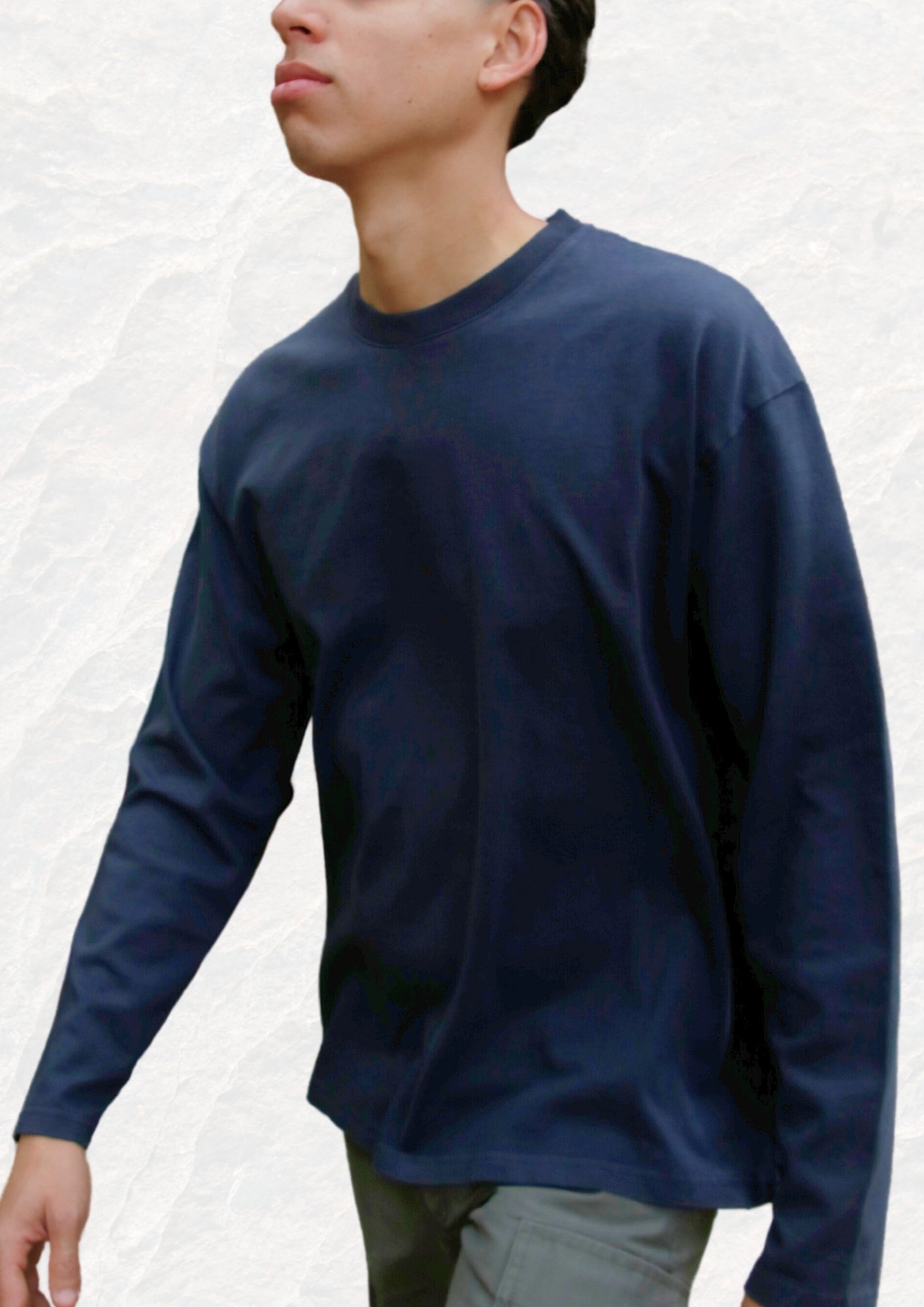 Essential Longsleeve Earthstone Blue